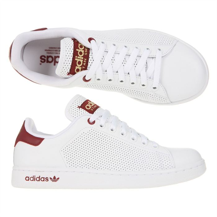 adidas stan smith blanc bordeaux